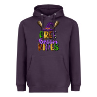 Plum free broom rides Heavyweight Hoodie - CowGirlArtShop