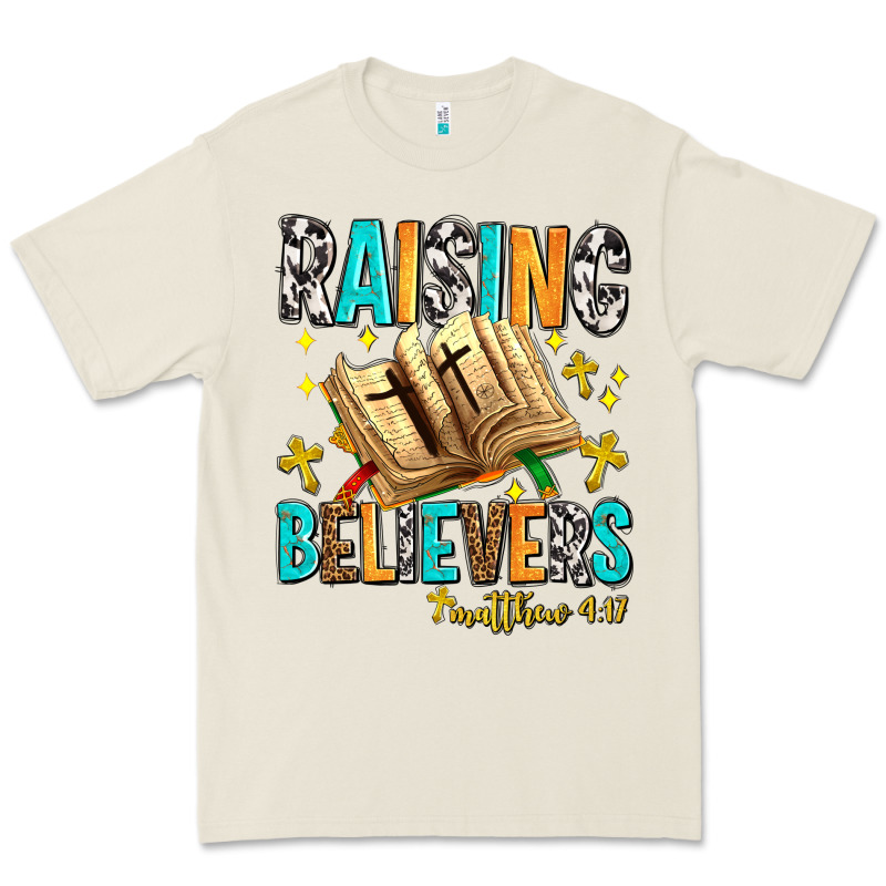 Raising Believers Matthew 4 17 Premium Tee by AdoDesignShop | Teevron