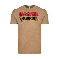 Crawfish Junkie Vintage Tee | Teevron