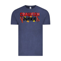 Vintage Denim crawfish junkie Vintage Tee - MaliasSmallBusiness