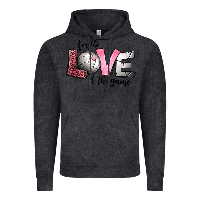 For The Love Of The Game Volleyball Vintage Hoodie by Jasminsmagicworld | Teevron