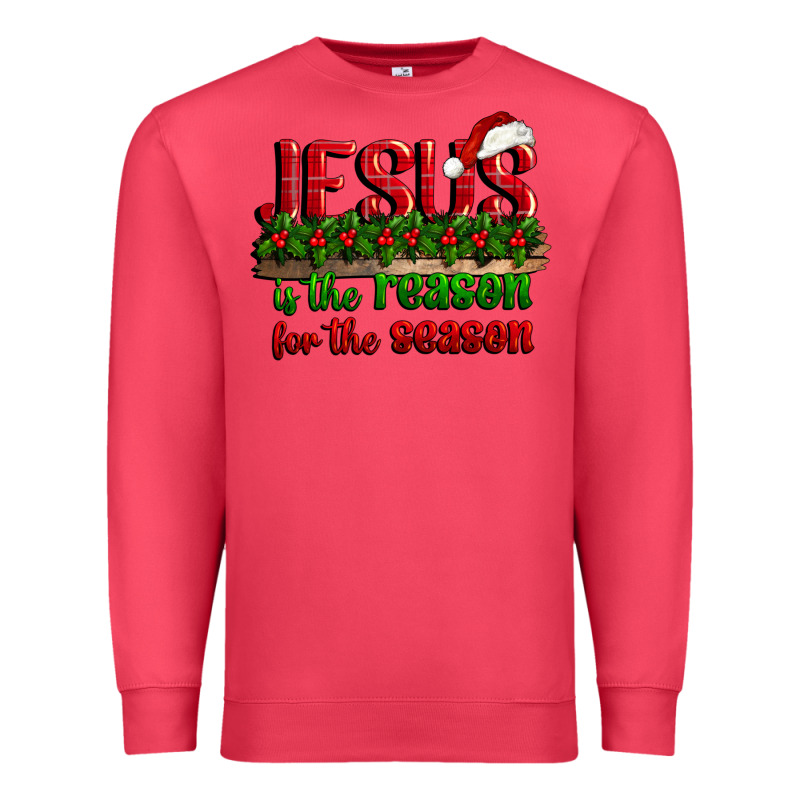 Jesus Is The Reason For The Season Premium Sweatshirt by CowGirlArtShop | Teevron