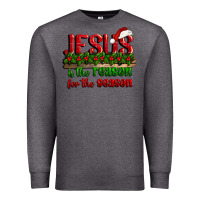 Charcoal Heather jesus is the reason for the season Premium Sweatshirt - CowGirlArtShop