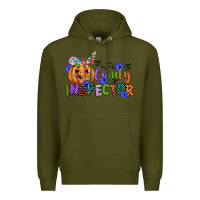 Army Green candy inspector Premium Hoodie - CowGirlArtShop