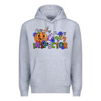 Heather Grey candy inspector Premium Hoodie - CowGirlArtShop
