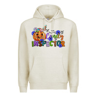 Oatmeal Heather candy inspector Premium Hoodie - CowGirlArtShop