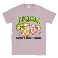 Lilac tequila cheaper than therapy Classic Tee - MaliasSmallBusiness