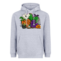 Heather Grey halloween heart Heavyweight Hoodie - CowGirlArtShop