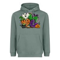 Sage halloween heart Heavyweight Hoodie - CowGirlArtShop