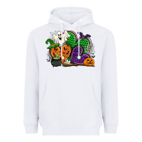 White halloween heart Heavyweight Hoodie - CowGirlArtShop
