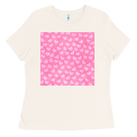 Bone valentines day heart seamless pattern Ladies Tee - BundleAndBundleShop