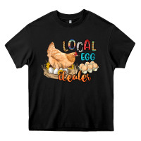 Black local egg dealer Heavy Core Tee - Artiststas
