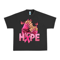 Pigment Black Hope Breast Cancer Caucasian hand nails Urban Heavy Tee - NancyCooperArtShop