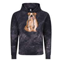 Cloud Black bulldog Vintage Hoodie - MaliasSmallBusiness