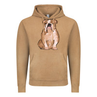 Vintage Camel bulldog Vintage Hoodie - MaliasSmallBusiness