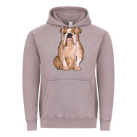Vintage Zinc bulldog Vintage Hoodie - MaliasSmallBusiness