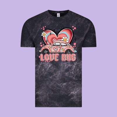 Love Bug Vintage Tee Designed By Maliassmallbusiness