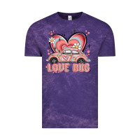 Cloud Purple love bug Vintage Tee - MaliasSmallBusiness