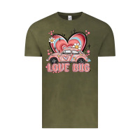 Vintage Olive love bug Vintage Tee - MaliasSmallBusiness