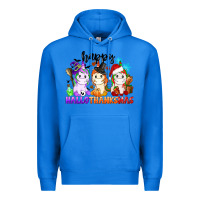 True Royal happy hallothanksmas unicorn Premium Hoodie - CowGirlArtShop