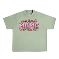 Oil Green one loved mama Urban Heavy Tee - MaliasSmallBusiness