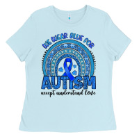 Baby Blue we wear blue for autism accept understand love Ladies Tee - Artiststas