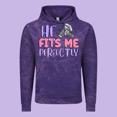 He Fits Me Perfectly Vintage Hoodie Designed By Maliassmallbusiness
