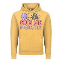 Vintage Mustard he fits me perfectly Vintage Hoodie - MaliasSmallBusiness