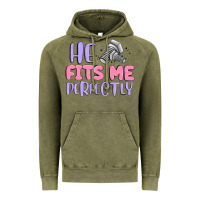 Vintage Olive he fits me perfectly Vintage Hoodie - MaliasSmallBusiness