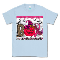 Dusty Blue Boo october Classic Tee - CowhideDigitalArt