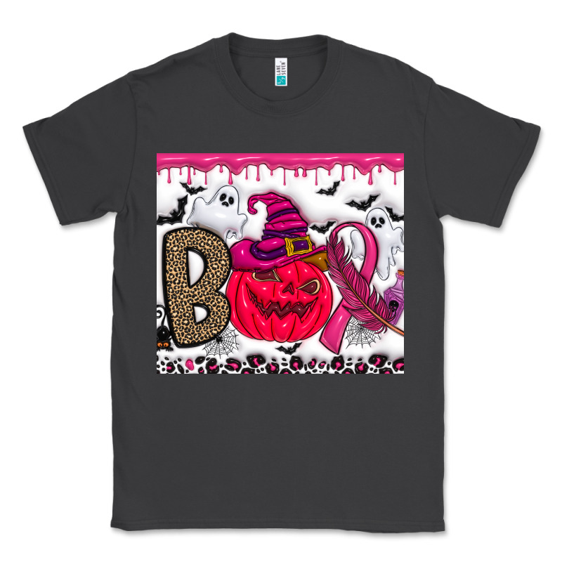 Boo October Classic Tee by CowhideDigitalArt | Teevron