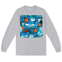 Moon Dust winter frosty coffee cups and snow seamless pattern bbs Long Sleeve Tee - BundleAndBundleShop