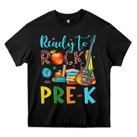 Black ready to rock pre k Heavy Core Tee - JahusDesignShop