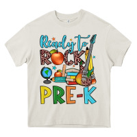 Cream ready to rock pre k Heavy Core Tee - JahusDesignShop