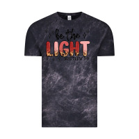 Cloud Black be the light Vintage Tee - MaliasSmallBusiness