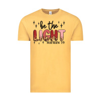 Vintage Mustard be the light Vintage Tee - MaliasSmallBusiness