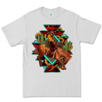 Dove Grey aztec rodeo cowboy christmas Premium Tee - JahusDesignShop