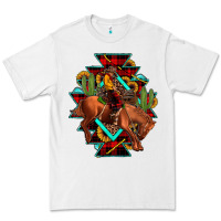 White aztec rodeo cowboy christmas Premium Tee - JahusDesignShop