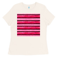 Bone valentines day zebra stripes seamless pattern Ladies Tee - BundleAndBundleShop