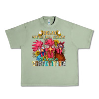 Oil Green relax were all crazy its not a competition nca Urban Heavy Tee - NancyCooperArtShop