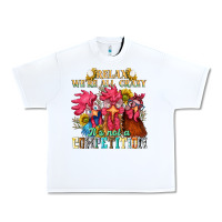 White relax were all crazy its not a competition nca Urban Heavy Tee - NancyCooperArtShop