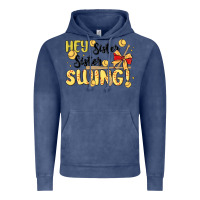 Vintage Denim softball sister Vintage Hoodie - MaliasSmallBusiness