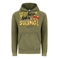 Vintage Olive softball sister Vintage Hoodie - MaliasSmallBusiness
