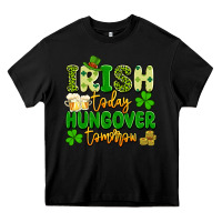 Black irish today hungover tomorrow Heavy Core Tee - Artiststas