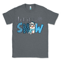 Let It Snow Snowman Coffee Classic Tee | Teevron