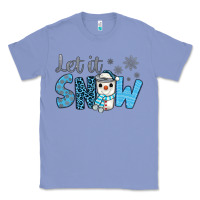 Colony Blue let it snow snowman coffee Classic Tee - JahusDesignShop