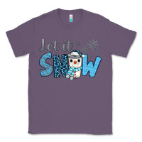 Lavender let it snow snowman coffee Classic Tee - JahusDesignShop