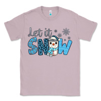 Lilac let it snow snowman coffee Classic Tee - JahusDesignShop