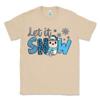 Mushroom let it snow snowman coffee Classic Tee - JahusDesignShop