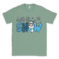 Sage let it snow snowman coffee Classic Tee - JahusDesignShop